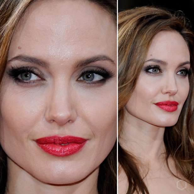 Вечерний макияж Анджелины Джоли