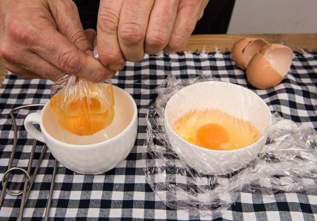 как сделать яйцо пашот в пленке